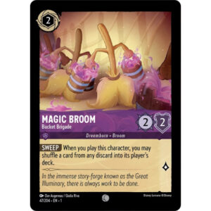 Disney Lorcana - The First Chapter - Magic Broom - Bucket Brigade (Foil) - 47/204