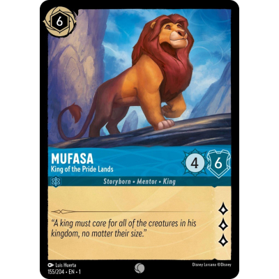 Disney Lorcana - The First Chapter - Mufasa - King of the Pride Lands - 155/204