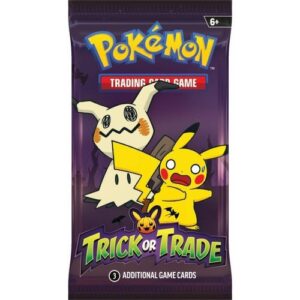 Pokémon TCG: 2023 Trick or Trade Pack — Halloween Pikachu Stamped (3 Cards Pack)