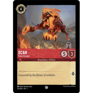 Disney Lorcana - The First Chapter - Scar - Fiery Usurper - 122/204