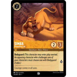 Disney Lorcana - The First Chapter - Simba - Protective Cub - 20/204