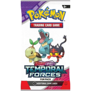 Pokémon TCG: 2024 Scarlet & Violet — Temporal Forces Fun Pack (3 Cards Pack)