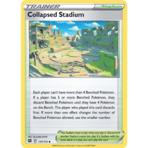 Pokémon TCG: Sword & Shield - Brilliant Stars 137/172 Collapsed Stadium Trainer
