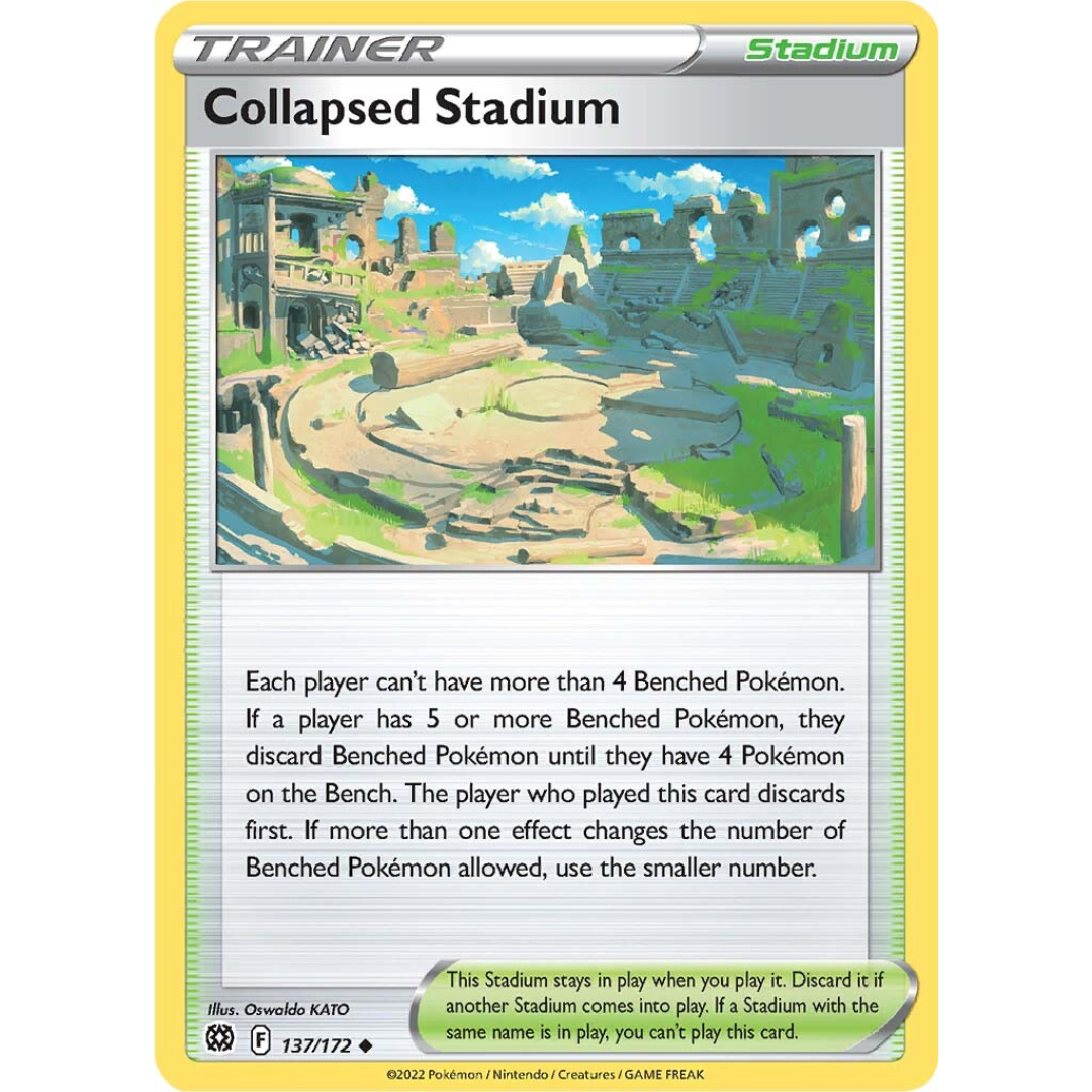 Pokémon TCG: Sword & Shield - Brilliant Stars 137/172 Collapsed Stadium Trainer
