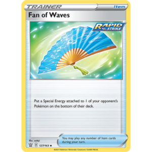 Pokémon TCG: Sword & Shield - Battle Styles 127/163 Fan of waves Trainer