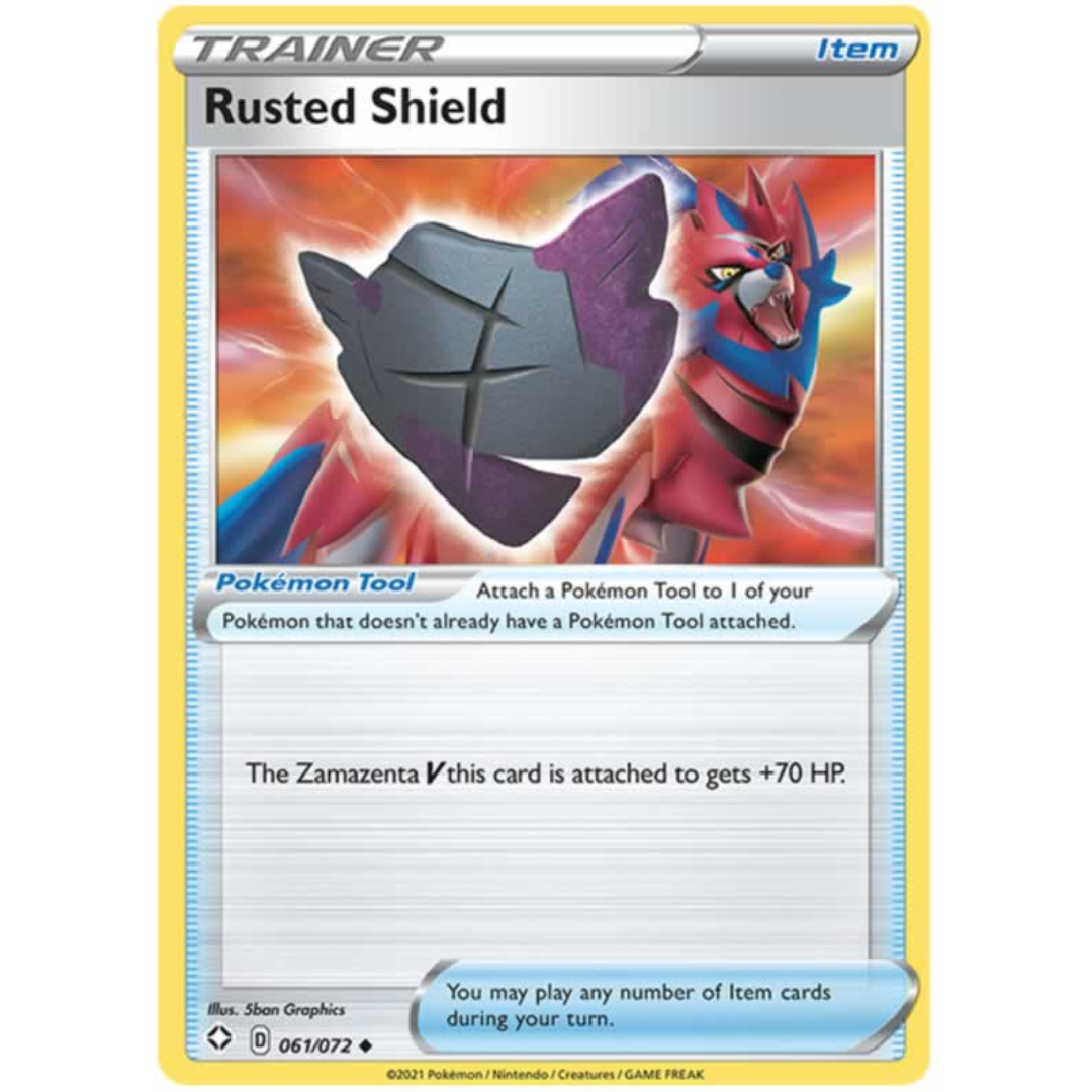 Pokémon TCG: Sword & Shield - Shining Fates 061/072 Rusted Shield Trainer