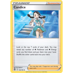 Pokémon TCG: Sword & Shield - Silver Tempest 152/195 Candice Trainer