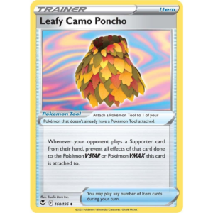 Pokémon TCG: Sword & Shield - Silver Tempest 160/195 Leafy Camo Poncho Trainer