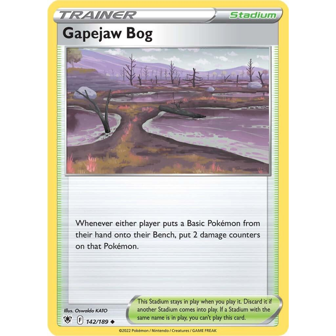 Pokémon TCG: Sword & Shield - Astral Radiance 142/189 Gapejaw Bog Trainer