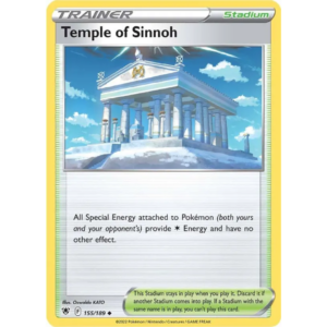 Pokémon TCG: Sword & Shield - Astral Radiance 155/189 Temple of Sinnoh Trainer