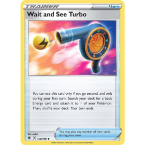 Pokémon TCG: Sword & Shield - Astral Radiance 158/189 Wait and See Turbo Trainer