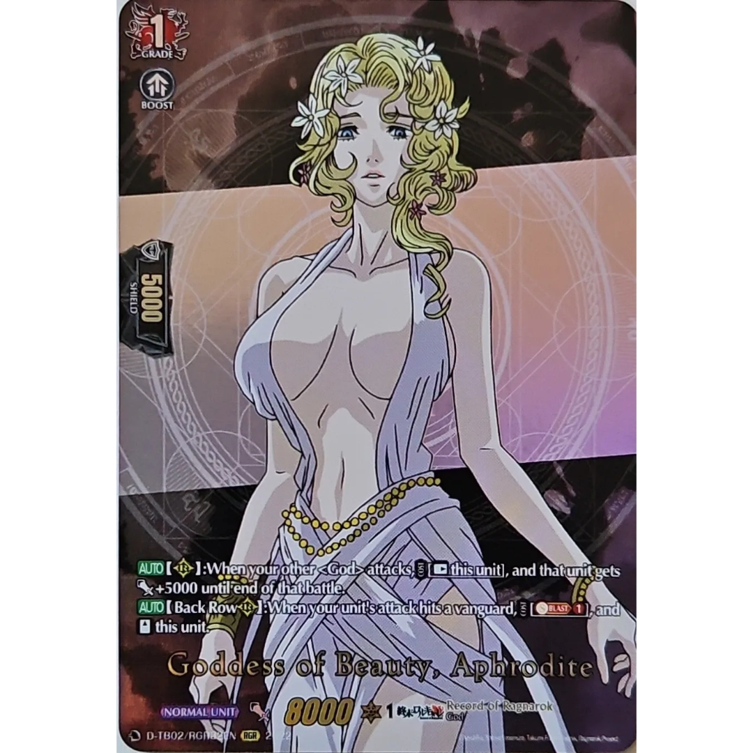 Cardfight Vanguard - Record of Ragnarok - Goddess of Beauty, Aphrodite - D-TB02/RGR32 EN RGR