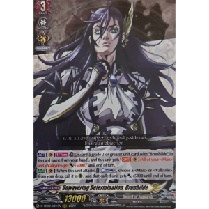 Cardfight Vanguard - Record of Ragnarok - Unwavering Determination, Brunhilde - D-TB02/001 EN RRR