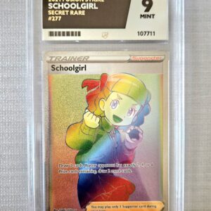 Pokémon TCG: Fusion Strike - Schoolgirl 277/264 - Secret Rare – 2021 – ACE Grading ACE 9