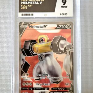 Pokémon TCG: Pokémon GO! Melmetal V 075/078 - Full Art – 2022 – ACE Grading ACE 9