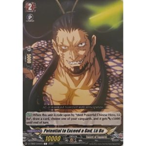 Cardfight Vanguard - Record of Ragnarok - Potential to Exceed a God, Lu Bu - D-TB02/044 EN C