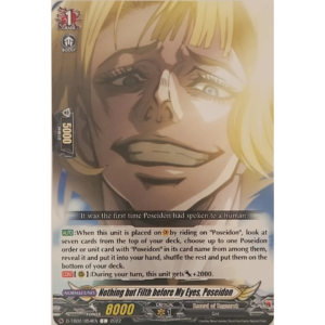 Cardfight Vanguard - Record of Ragnarok - Nothing but Filth before My Eyes, Poseidon - D-TB02/054 EN C