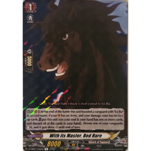 Cardfight Vanguard - Record of Ragnarok - With its Master, Red Hare - D-TB02/030 EN R