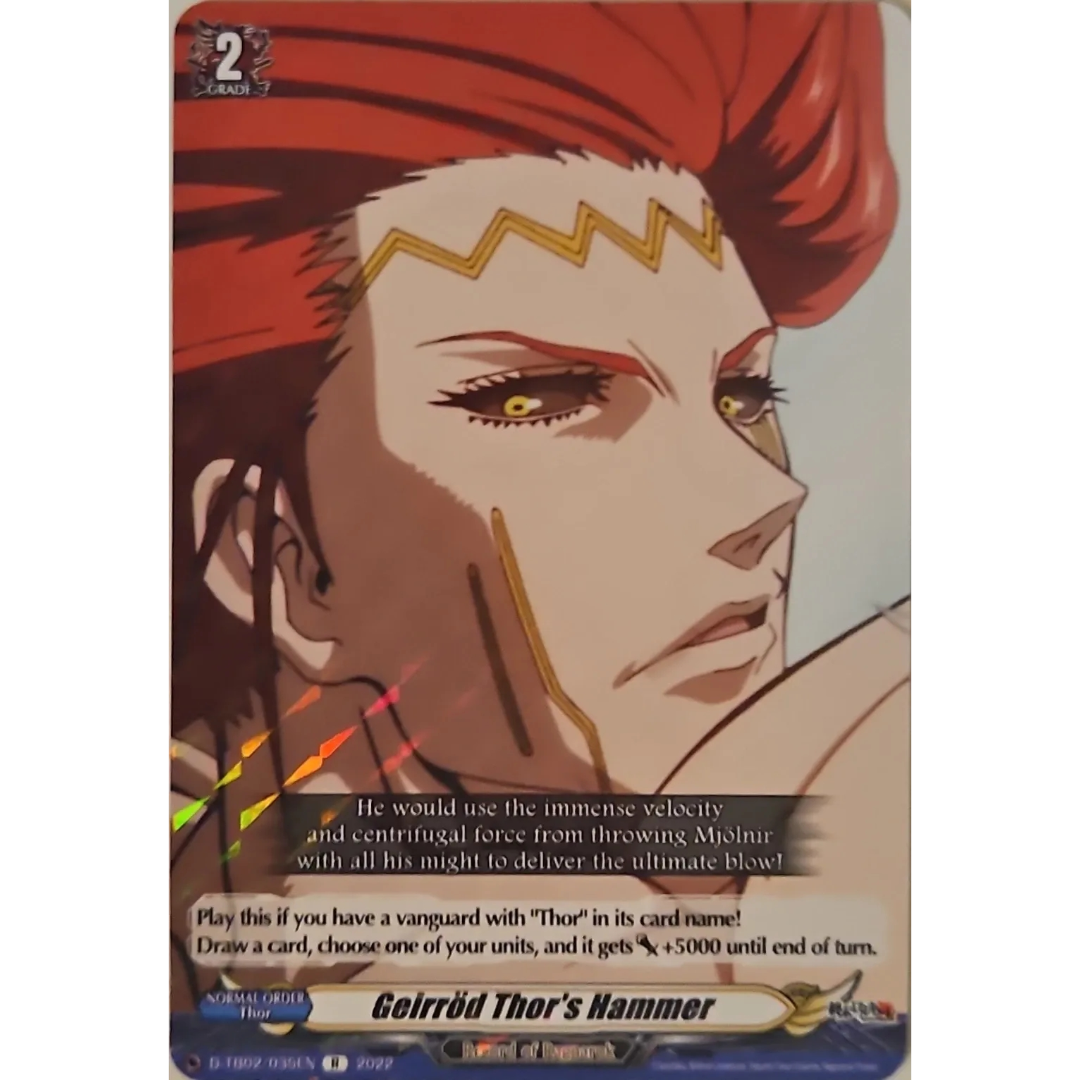 Cardfight Vanguard - Record of Ragnarok - Geirrod Thor's Hammer - D-TB02/035 EN R
