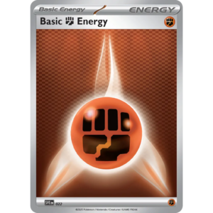 Pokémon TCG: Scarlet & Violet - 2025 Fighting Energy
