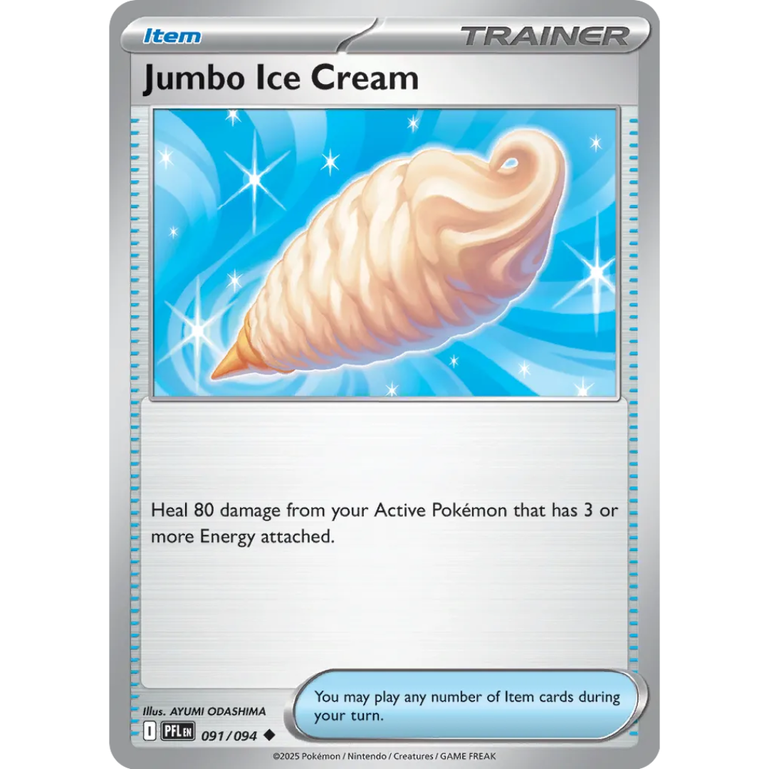 Pokémon TCG: Mega Evolution - Phantasmal Flames - Jumbo Ice Cream Trainer 091/094