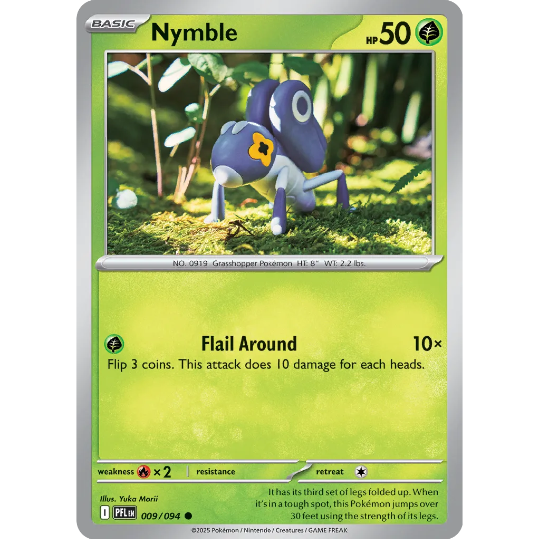 Pokémon TCG: Mega Evolution - Phantasmal Flames - Nymble 009/094