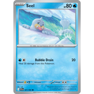Pokémon TCG: Mega Evolution - Phantasmal Flames - Seel 021/094