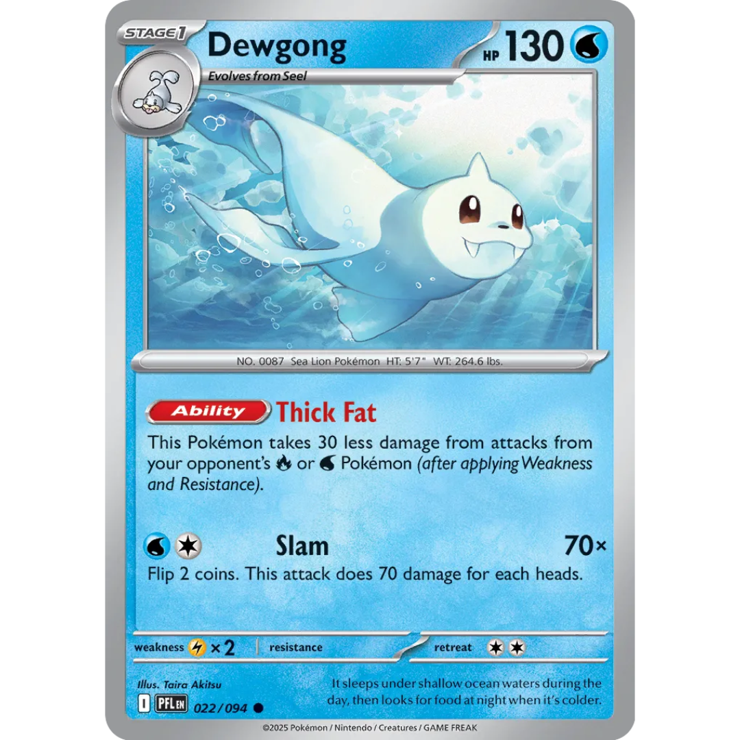 Pokémon TCG: Mega Evolution - Phantasmal Flames - Dewgong 022/094