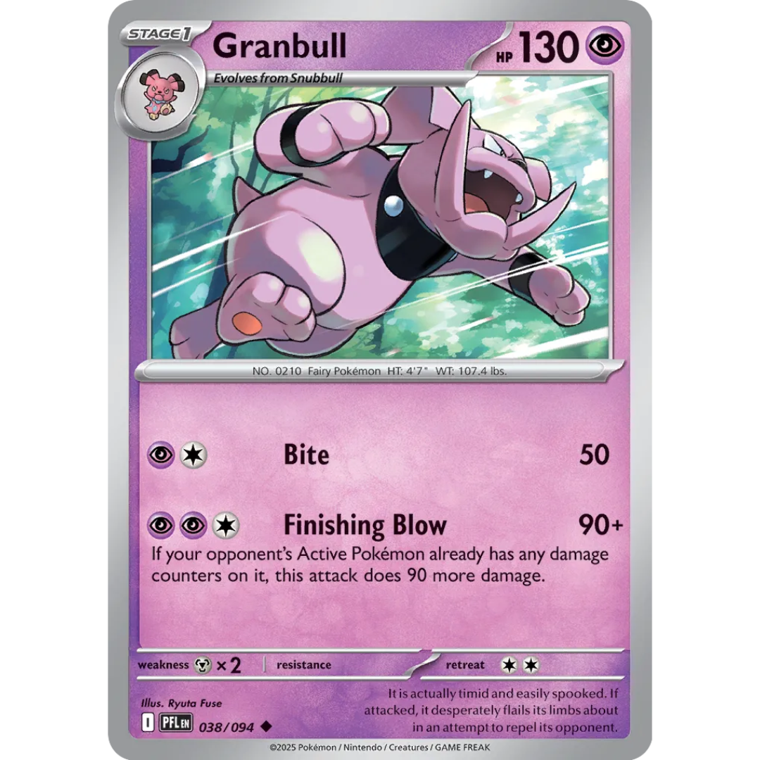 Pokémon TCG: Mega Evolution - Phantasmal Flames - Granbull 038/094
