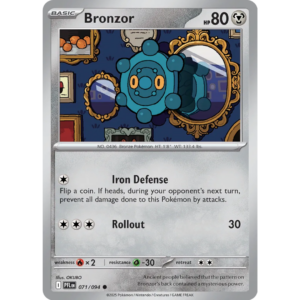 Pokémon TCG: Mega Evolution - Phantasmal Flames - Bronzor 071/094