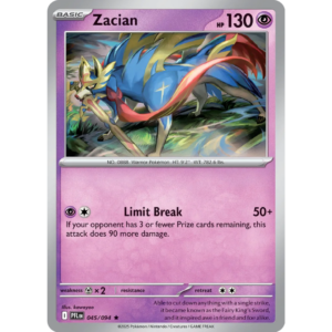 Pokémon TCG: Mega Evolution - Phantasmal Flames - Zacian 045/094 (Reverse Holo)