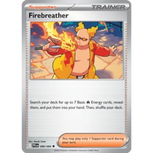 Pokémon TCG: Mega Evolution - Phantasmal Flames - Firebreather Trainer 089/094 (Reverse Holo)