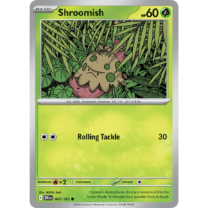 Pokémon TCG: Scarlet & Violet - Destined Rivals - Shroomish 005/182