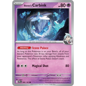 Pokémon TCG: Scarlet & Violet - Destined Rivals - Steven's Carbink 086/182