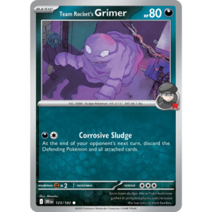 Pokémon TCG: Scarlet & Violet - Destined Rivals - Team Rocket's Grimer 123/182 (Reverse Holo)