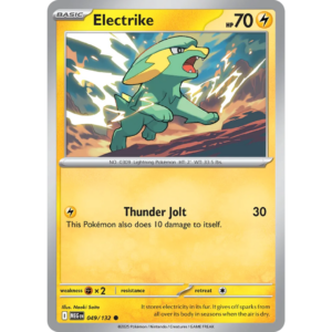 Pokémon TCG: Mega Evolution - Base Set - Electrike 049/132