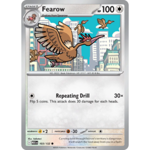 Pokémon TCG: Mega Evolution - Base Set - Fearow 103/132 (Reverse Holo)