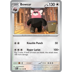 Pokémon TCG: Mega Evolution - Base Set - Bewear 112/132