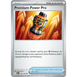 Pokémon TCG: Mega Evolution - Base Set - Premium Power Pro Trainer 124/132