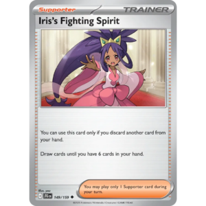 Pokémon TCG: Scarlet & Violet - Journey Together - Iris's Fighting Spirit Trainer 149/159