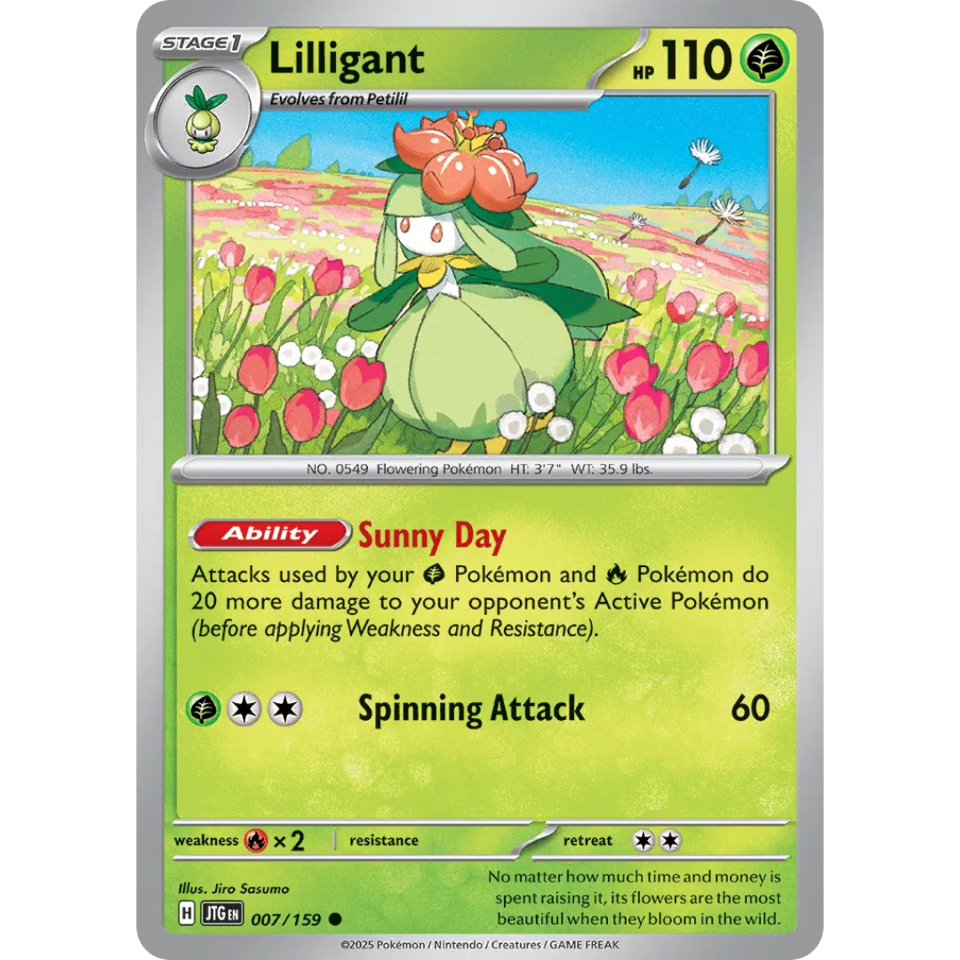 Pokémon TCG: Scarlet & Violet - Journey Together - Lilligant 007/159
