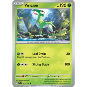 Pokémon TCG: Scarlet & Violet - Journey Together - Virizion 015/159 (Reverse Holo)
