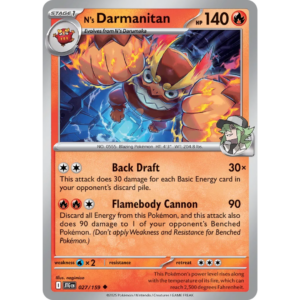 Pokémon TCG: Scarlet & Violet - Journey Together - N's Darmanitan 027/159