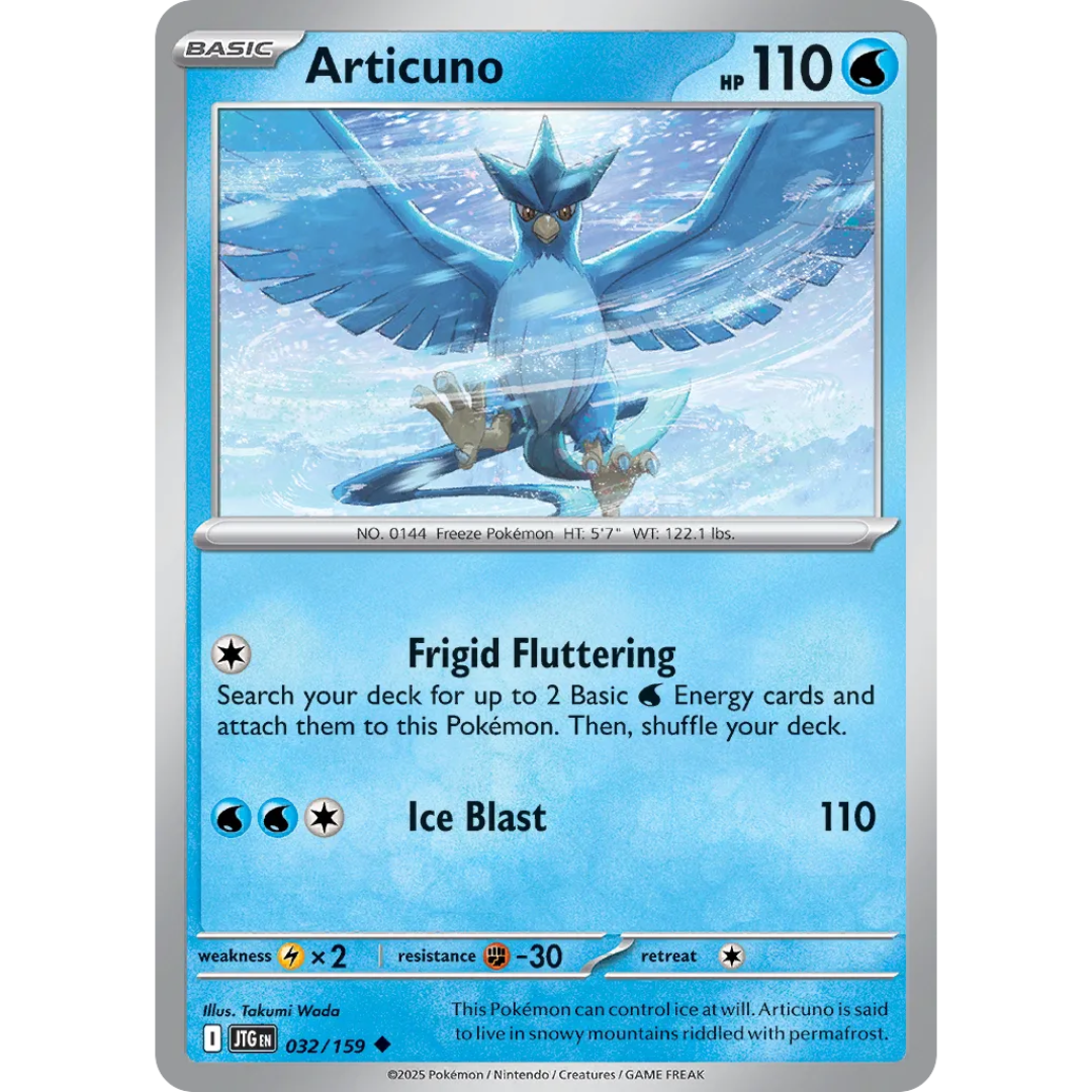 Pokémon TCG: Scarlet & Violet - Journey Together - Articuno 032/159