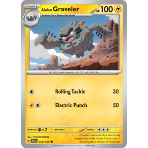 Pokémon TCG: Scarlet & Violet - Journey Together - Alolan Graveler 045/159