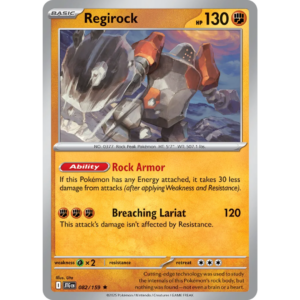Pokémon TCG: Scarlet & Violet - Journey Together - Regirock 082/159 (Holo)