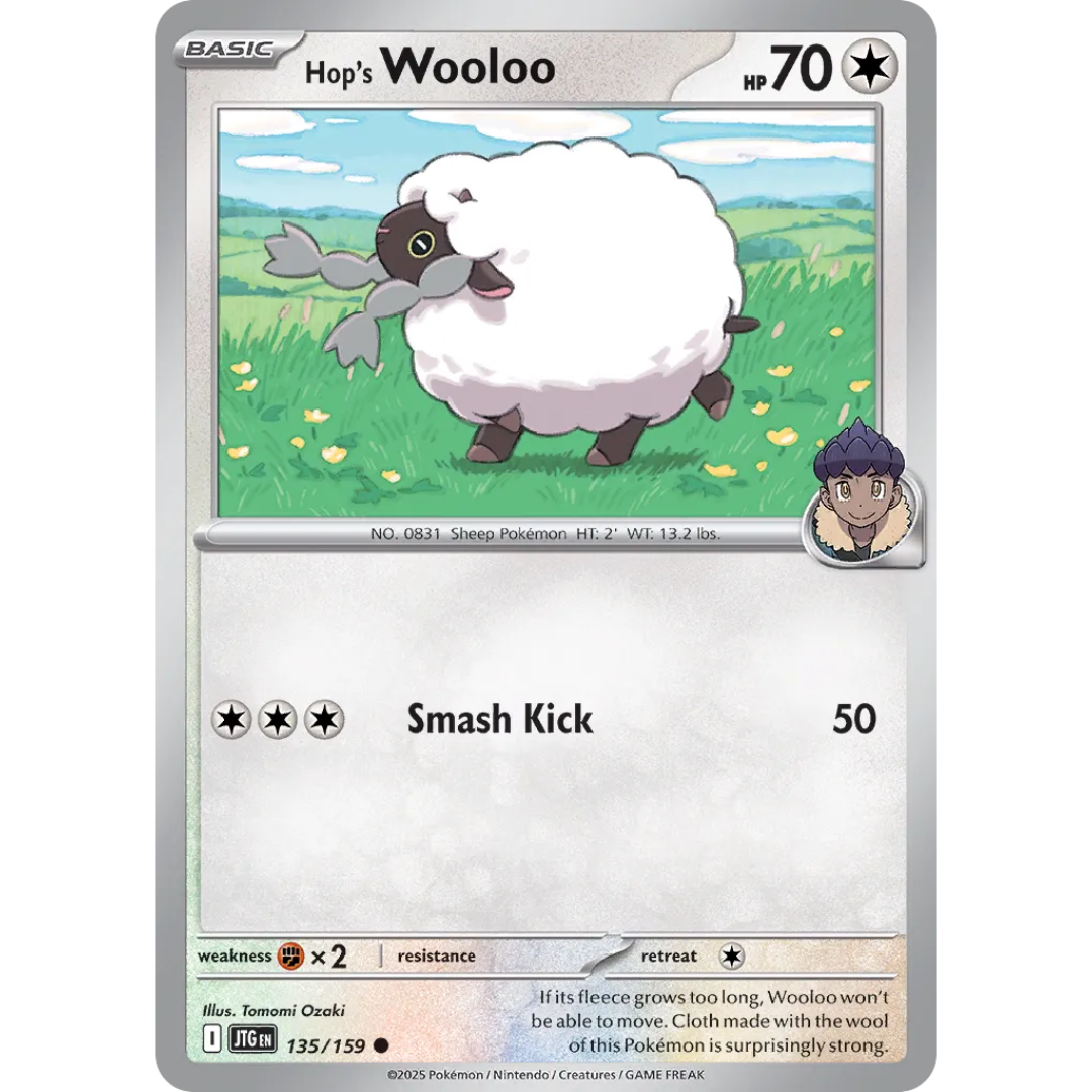 Pokémon TCG: Scarlet & Violet - Journey Together - Hop's Wooloo 135/159