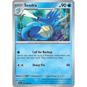 Pokémon TCG: Scarlet & Violet - Shrouded Fable - Seadra 011/064