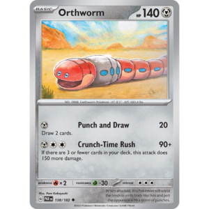 Pokémon TCG: Scarlet & Violet - Paradox Rift - Orthworm 138/182