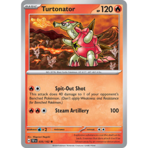 Pokémon TCG: Scarlet & Violet - Temporal Forces - Turtonator 035/162